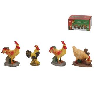 GALLINAS X4 5.5CM MJE