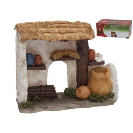 CASA BELEN NAVIDAD 12.8X4.5X10.5 CM BEHINE