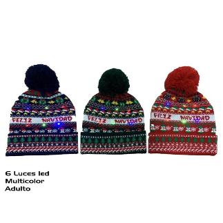 GORRO LED ADULTO 3 STS TALLA UNICA FN