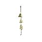 CAMPANA METAL X3 14X14X58 CM DORADO