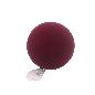 BOLA NAVIDEÑA DE PLASTICO TERCIOPELO