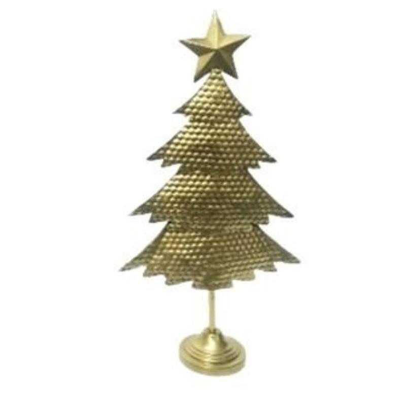 ARBOL DE HIERRO DORADO 28X11XH51 CM