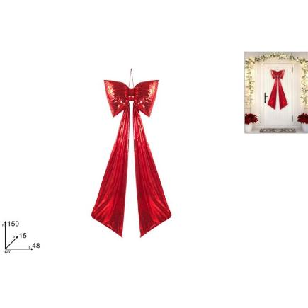 LAZO ROJO LAMINATO 48X150 CM