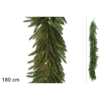 GUIRNALDA 180 CM RAMA EN PVC GLITTER ORO