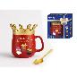 SET TAZA CORONA CUCHARA REYES MAGOS