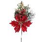 PICK POINSETTIA 45 CM ROJO