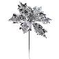 PICK POINSETTIA IRIDESCENT PLATA