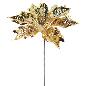 PICK POINSETTIA IRIDESCENT ORO