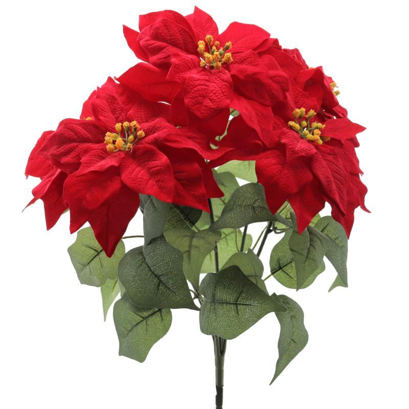 RAMO POINSETTIA X5 ROJO
