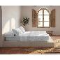 JUEGO DE FRANELA GOTAS BELNOU 135X190/200+30 CM GRIS