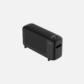 RADIADOR DE MICA PINSAPO 1000W NEGRO 2POT ANTIVUEL CON LUZ