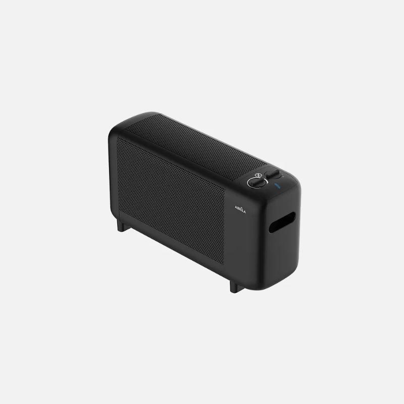 RADIADOR DE MICA PINSAPO 1000W NEGRO 2POT ANTIVUEL CON LUZ