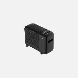 RADIADOR DE MICA PINSAPO 600W NEGRO 2POT ANTIVUELC 29X38X16 CM
