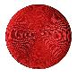 CENTRO DE MESA DE PLASTICO ROJO D.40XH