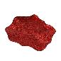 CENTRO DE MESA DE PLASTICO ROJO 33X30