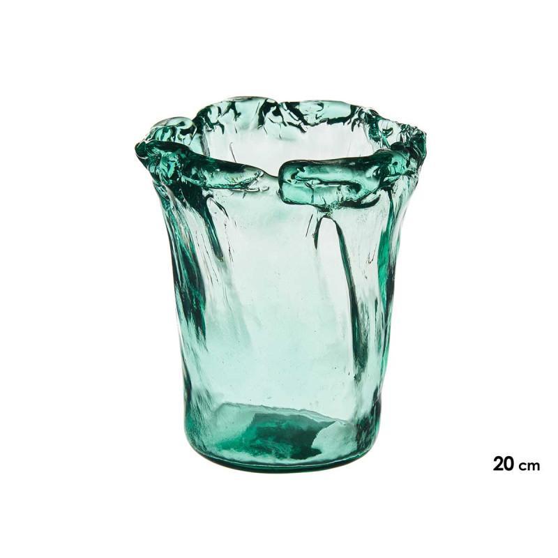 JARRON VIDRIO PANUELO 20 CM
