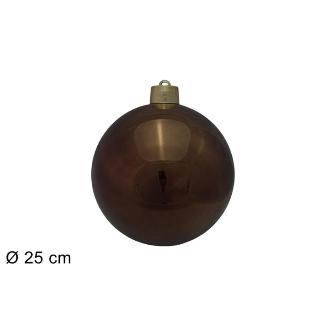 BOLA 25 CM MARRON BRILLANTE