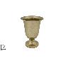 VASO METALIZADO D19X25.5 CM ORO