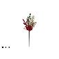 PINCHO 55 CM C/HOJAS Y BOLAS CON DEC ROJO