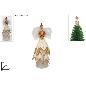 PUNTA DE ANGEL 28 CM CON VESTIDO BLANCO ORO EN CAJA PVC