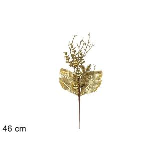 TALLO 46 CM C/HOJAS ORO