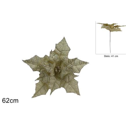 TALLO DE FLOR 62 CM LAMINADO ORO