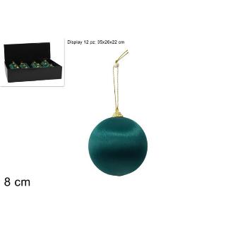 BOLA 8 CM VERDE PETROLEO A HILO