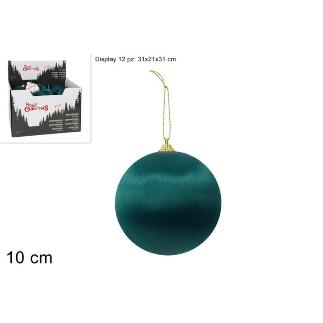 BOLA 10 CM VERDE PETROLEO A HILO