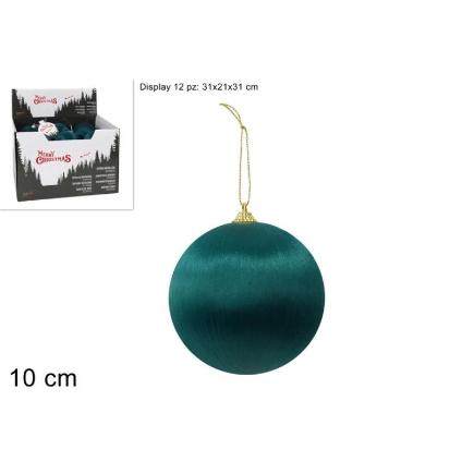 BOLA 10 CM VERDE PETROLEO A HILO