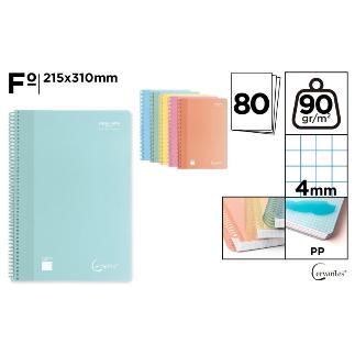 CUADERNO ESP T PP Fº 4X4 80H 90G