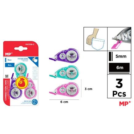 CORRECTOR CINTA 5MM X 6 M