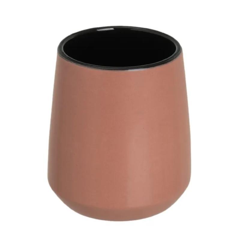 VASO BAÑO DOLOMITA TERRACOTA 9X9X10 CM
