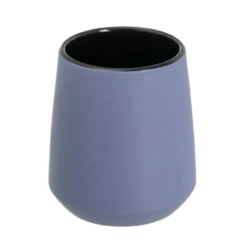 VASO BAÑO DOLOMITA AZUL 9X9X10 CM