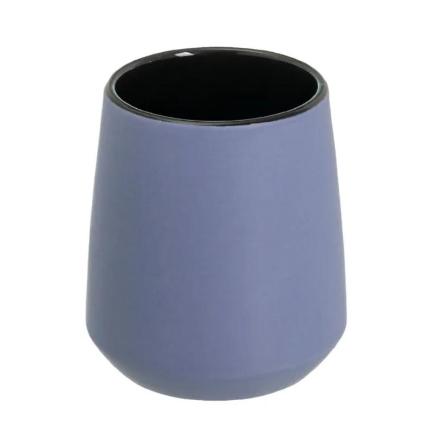 VASO BAÑO DOLOMITA AZUL 9X9X10 CM