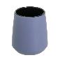 VASO BAÑO DOLOMITA AZUL 9X9X10 CM