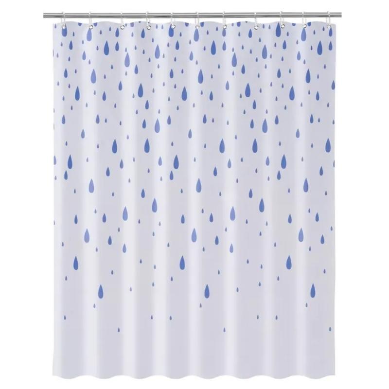 CORTINA BAÑO POLIESTER 180X180 CM