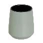 VASO BAÑO DOLOMITA VERDE SALVIA 9X9X10 CM