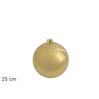 BOLA 25 CM LUCIDA CHAMPAGNE