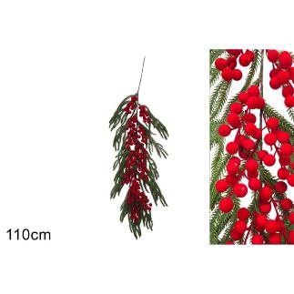 GUIRNALDA 110 CM BAYAS ROJAS TERCIPE