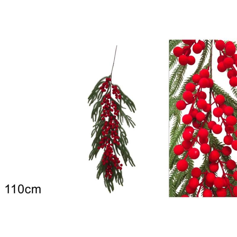 GUIRNALDA 110 CM BAYAS ROJAS TERCIPE