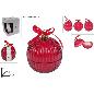 BOLA DE VELA PERFUMADA 10.5 CM ROJO