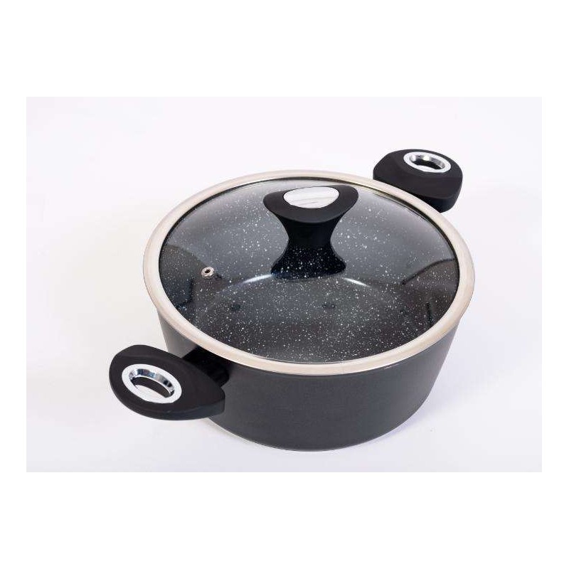 CAZUELA PIEDRA BLACK IT 20 CM 2.2LTR