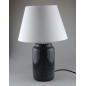 LAMPARA CERAMICA DEC 28*47 NEGRA