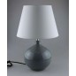 LAMPARA CERAMICA DEC 25*44 GRIS