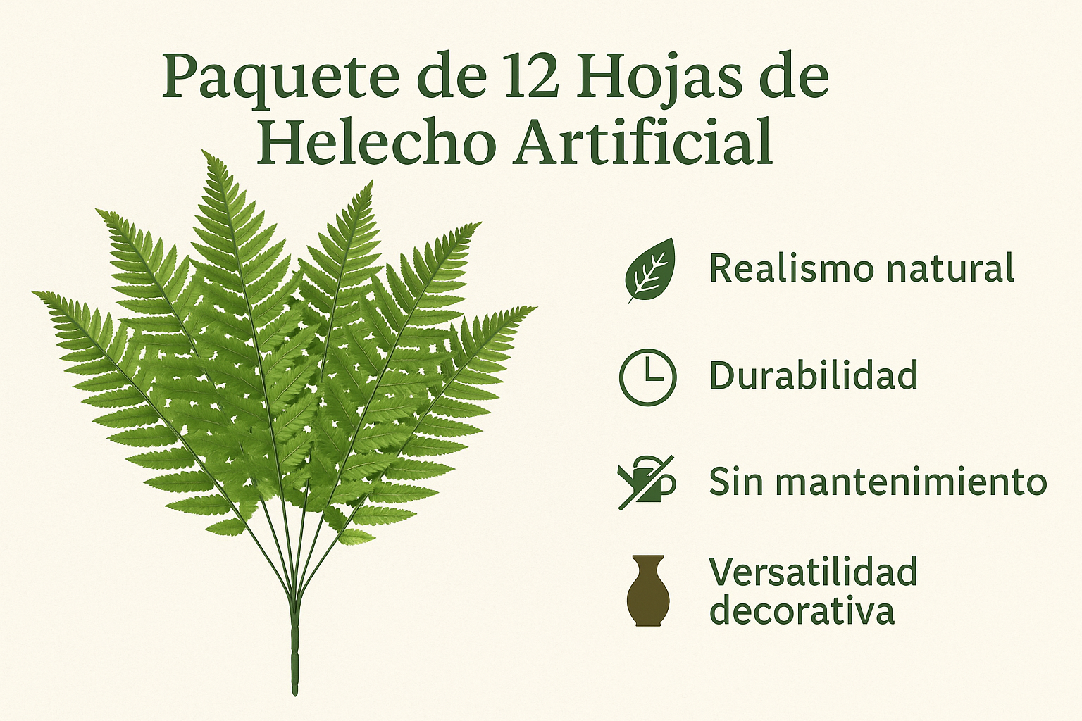 PAQ.12 HOJAS HELECHO *3