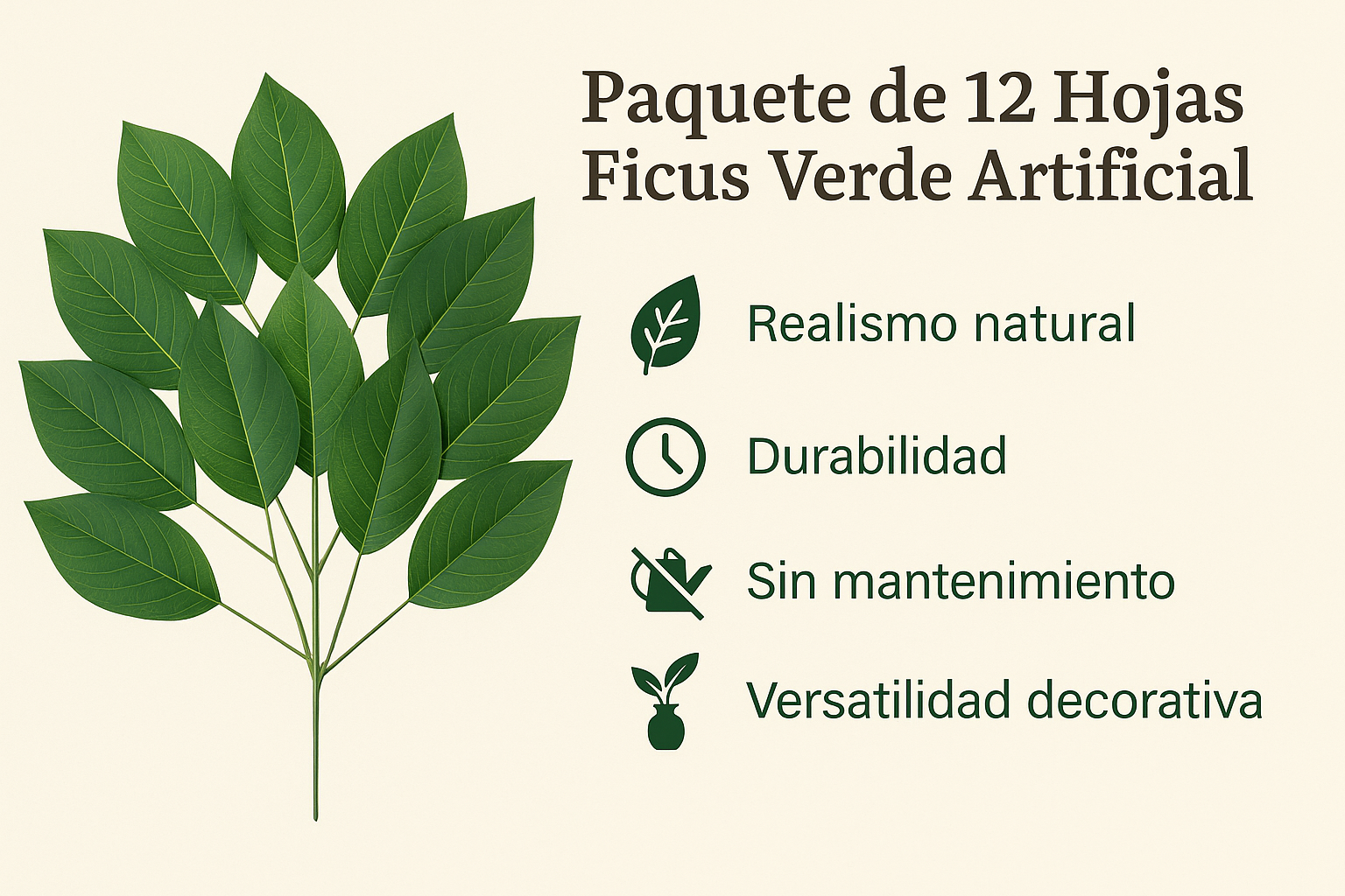 paquete de 12 ficus