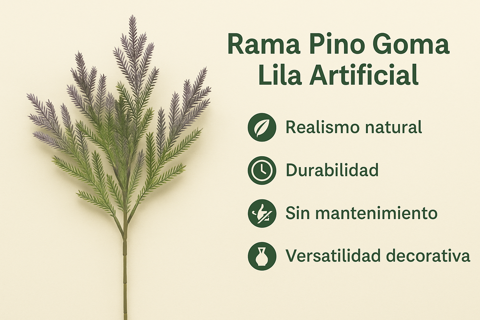 RAMA PINO GOMA LILA